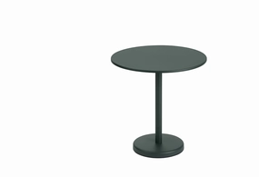 Linear Steel Caf Table | Roundoutdoor patio furniture set