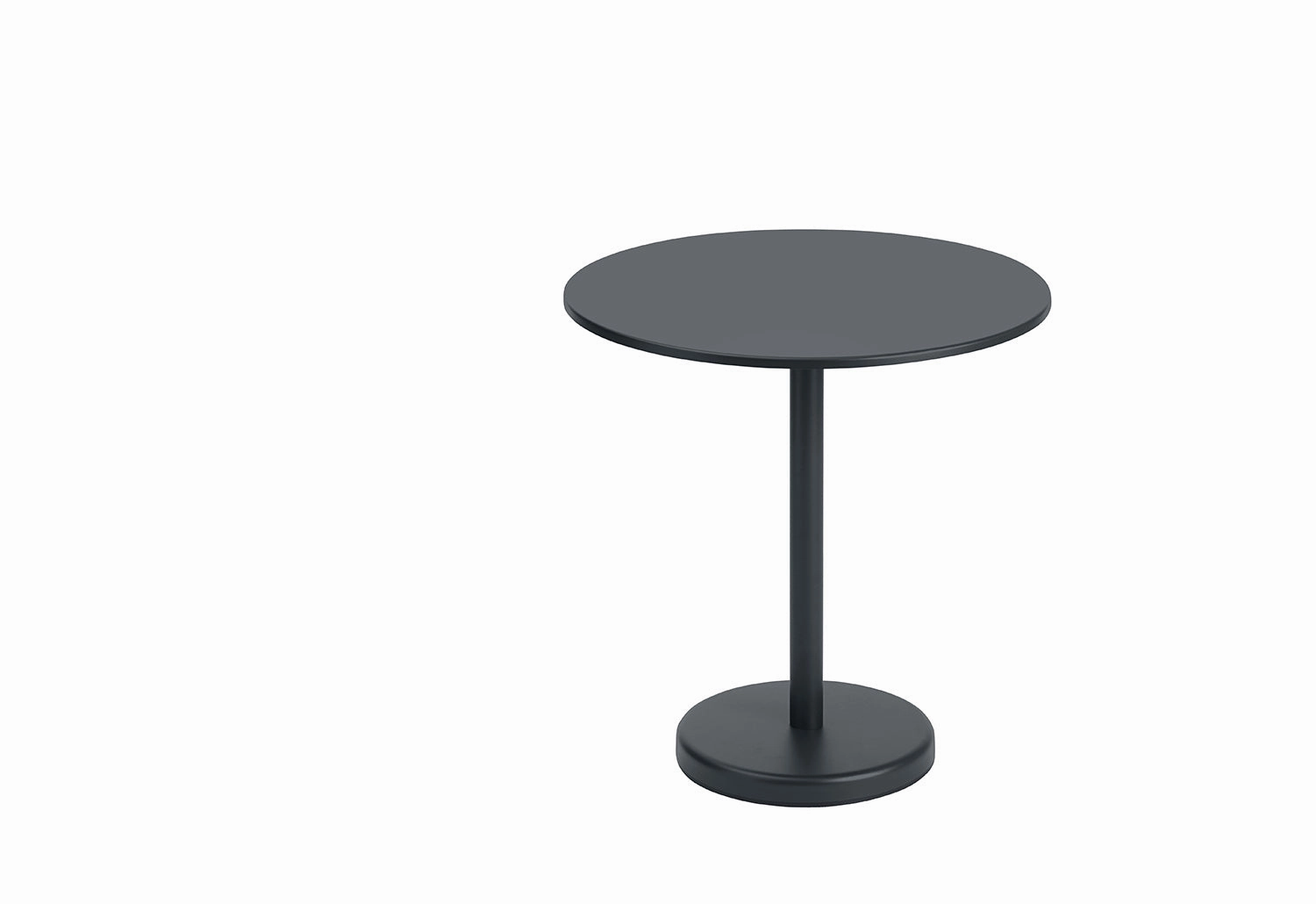 Linear Steel Caf Table | Round