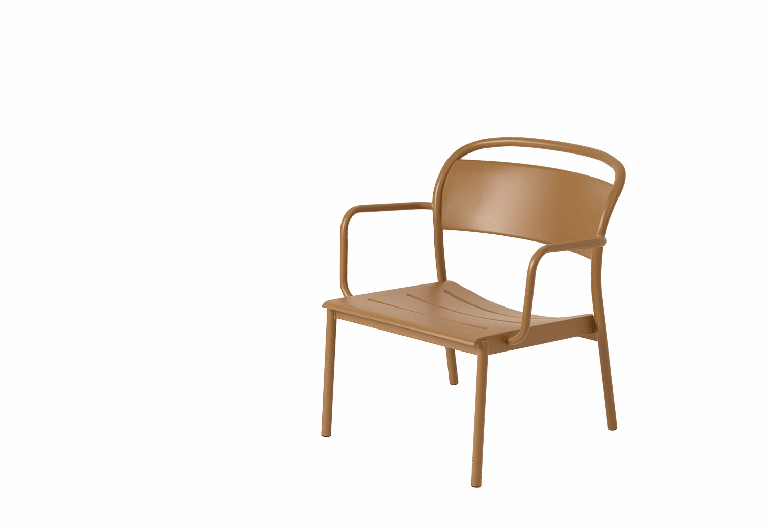 Linear Steel Lounge Armchair