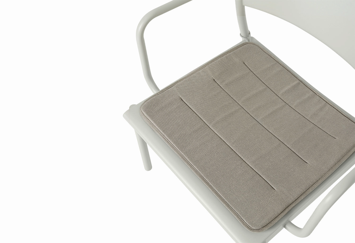 Linear Steel Lounge Armchair