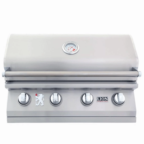Lion Grills L-60000 32-Inch Premium Gas Built-In Grill With Cover
