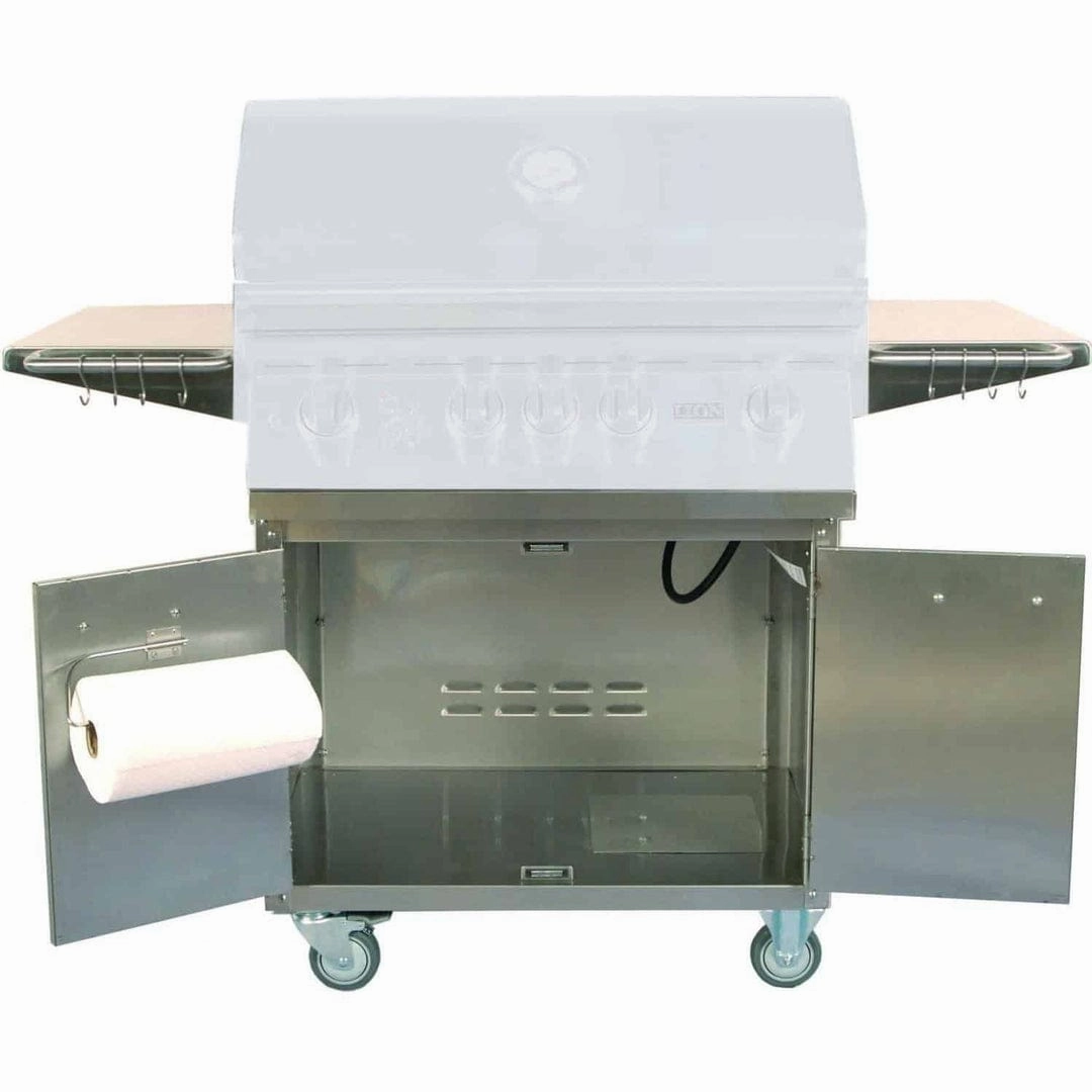 Lion Grills L-75000 Stainless Steel Cart Only 53621Stainless steel BBQ tool set