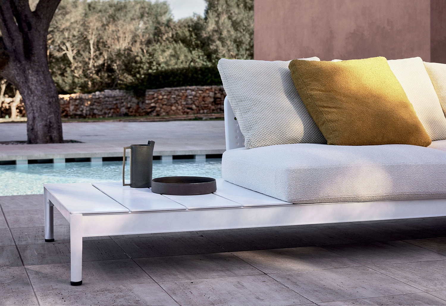 Lissoni Outdoor Asymmetrical Sofa | Left