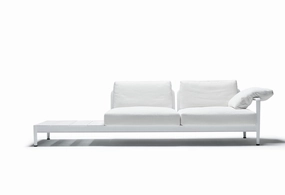Lissoni Outdoor Asymmetrical Sofa | Leftoutdoor patio furniture set