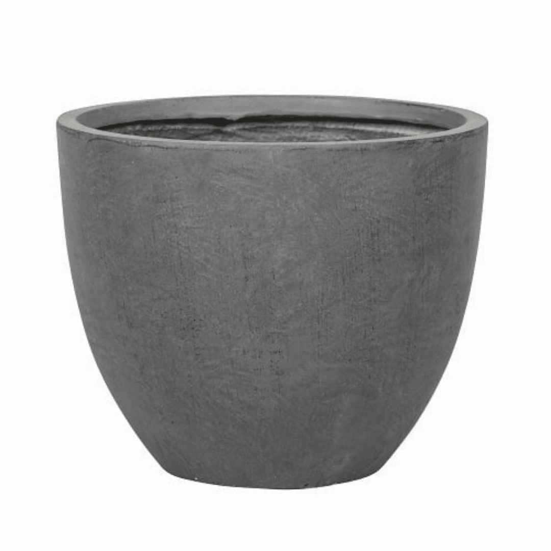Liverpool Egg Pot Dark Grey hanging garden planters for small spaces