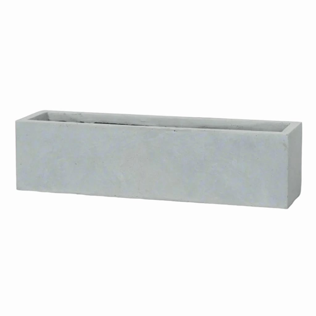 Liverpool Slim Box Light Grey hanging garden planters for small spaces