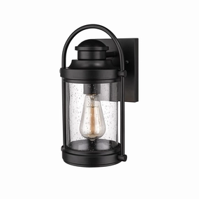 Livingston One Light Outdoor Wall Bracket Powder Coated BlackOutdoor wall sconces with motion sensor