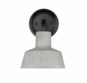 Lloyd One Light Outdoor Wall Sconce Textured CementOutdoor wall sconces with motion sensor