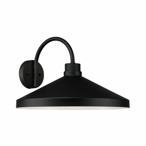 Lofton One Light Outdoor Wall Lantern BlackOutdoor wall sconces with motion sensor