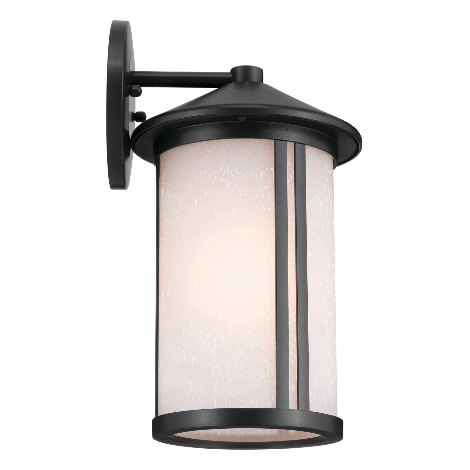 Lombard One Light Outdoor Wall Mount Black