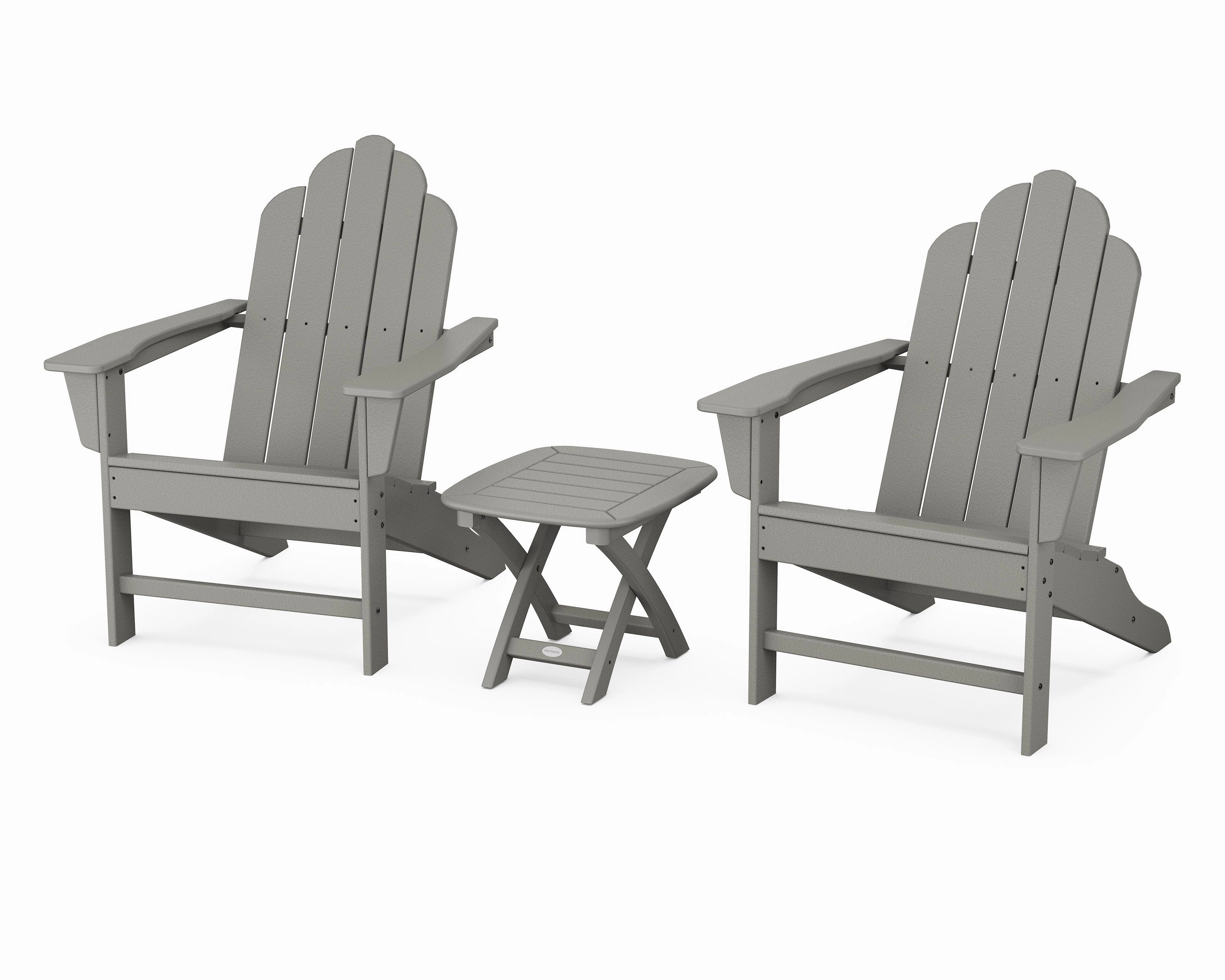 Long Island Adirondack 3-Piece Setoutdoor patio dining furniture set