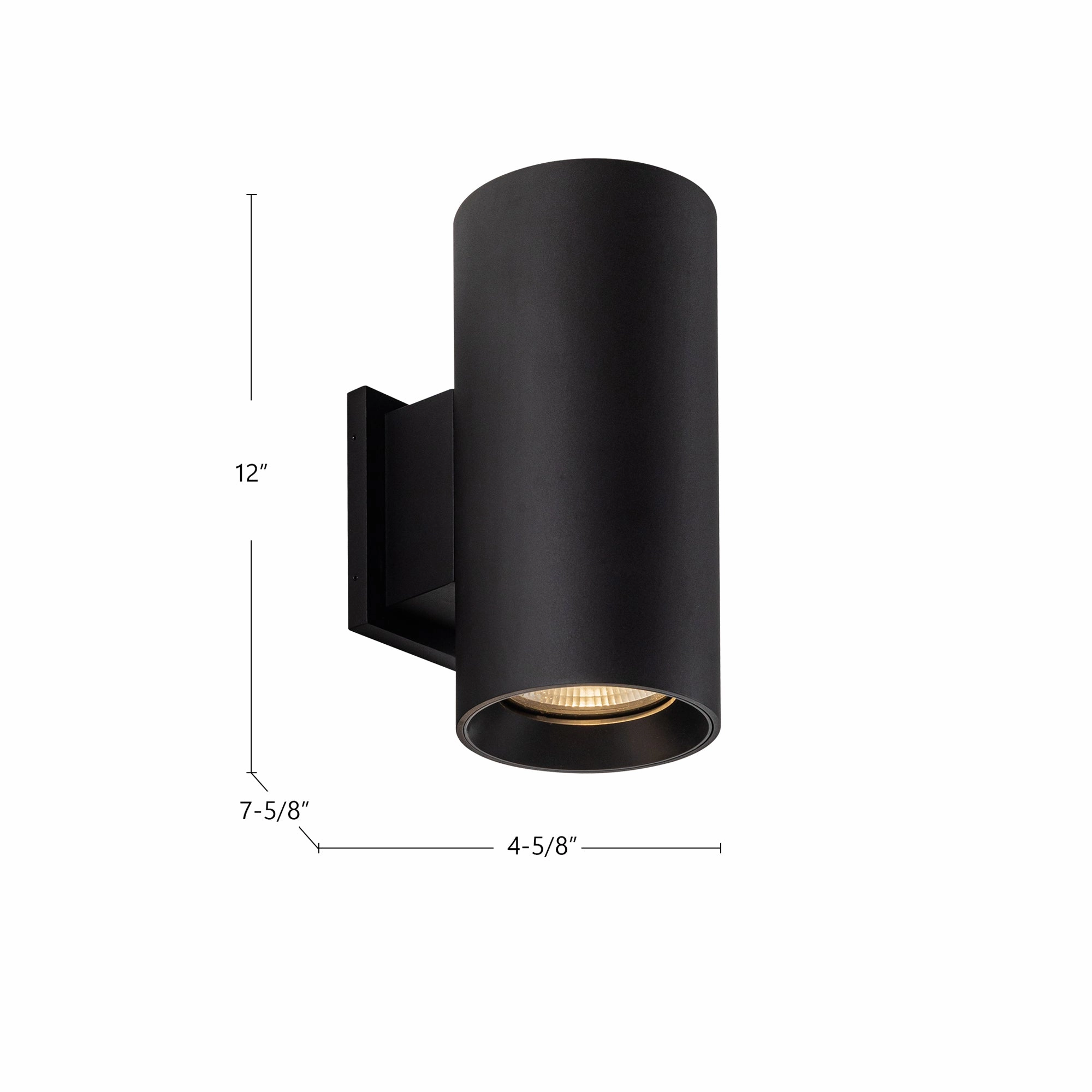 Lorna LED Exterior Wall Mount Textured Black