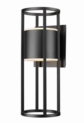 Luca LED Outdoor Wall Mount BlackOutdoor wall sconces with motion sensor