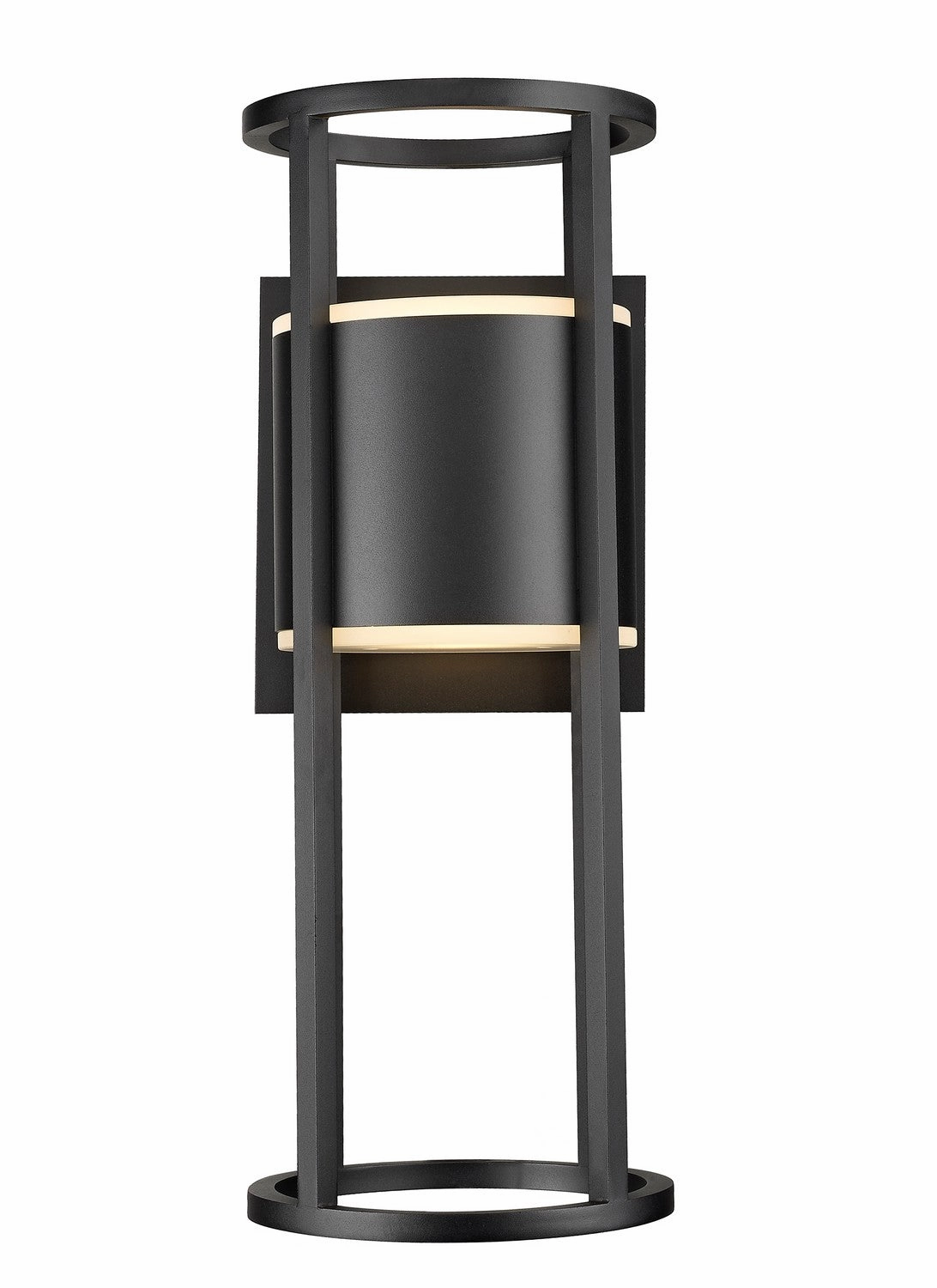 Luca LED Outdoor Wall Mount Black