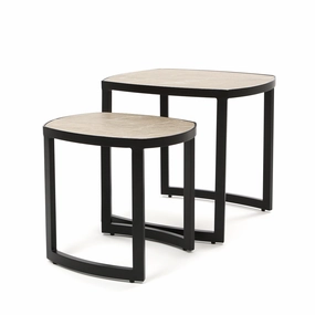 Luca Nesting Tablesoutdoor coffee table for patio or lounge