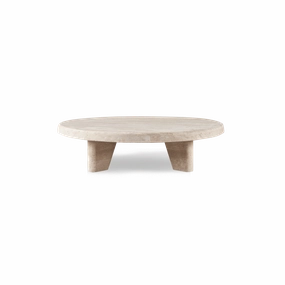 Lucca Round Coffee Table 47"outdoor coffee table for patio or lounge