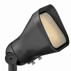 Lumacore Hardy Island LED Accent Lighting Brass Satin BlackColor changing landscape spotlights