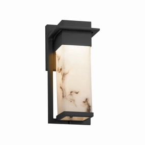 LumenAria LED Outdoor Wall Sconce Matte BlackOutdoor wall sconces with motion sensor