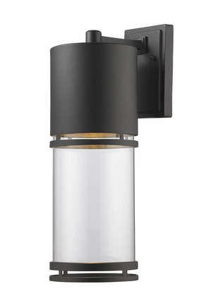 Luminata LED Outdoor Wall Mount BlackOutdoor wall sconces with motion sensor