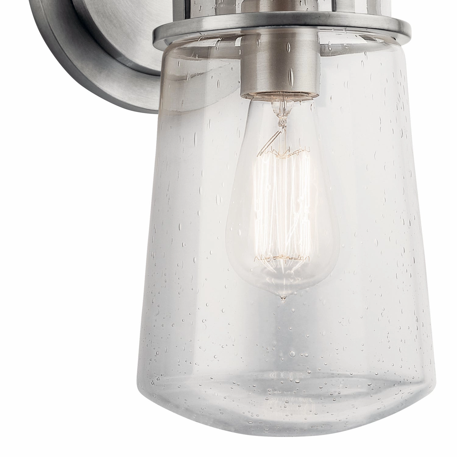 Lyndon One Light Outdoor Wall Mount Brushed Aluminum