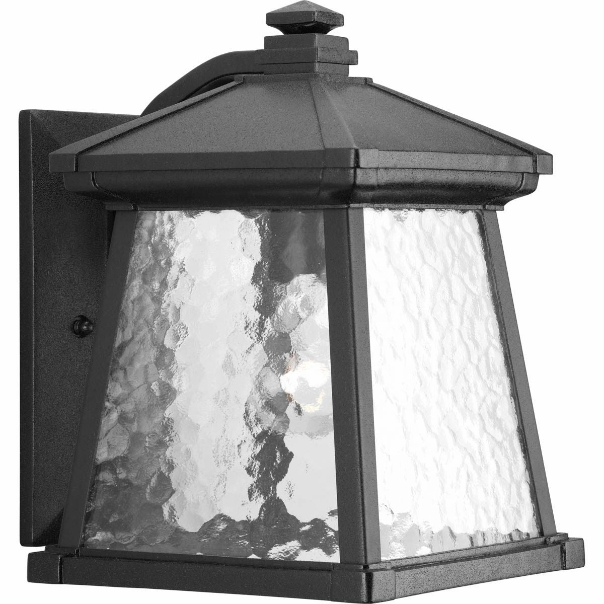Mac One Light Wall Lantern Black