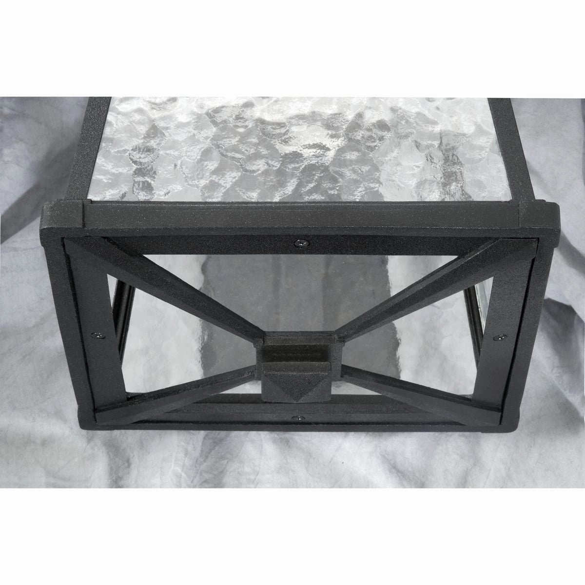 Mac One Light Wall Lantern Black