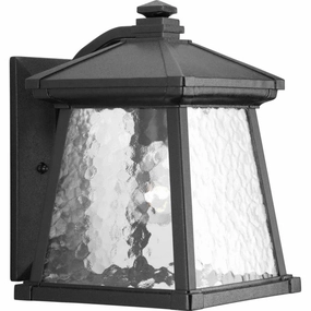 Mac One Light Wall Lantern BlackOutdoor wall sconces with motion sensor