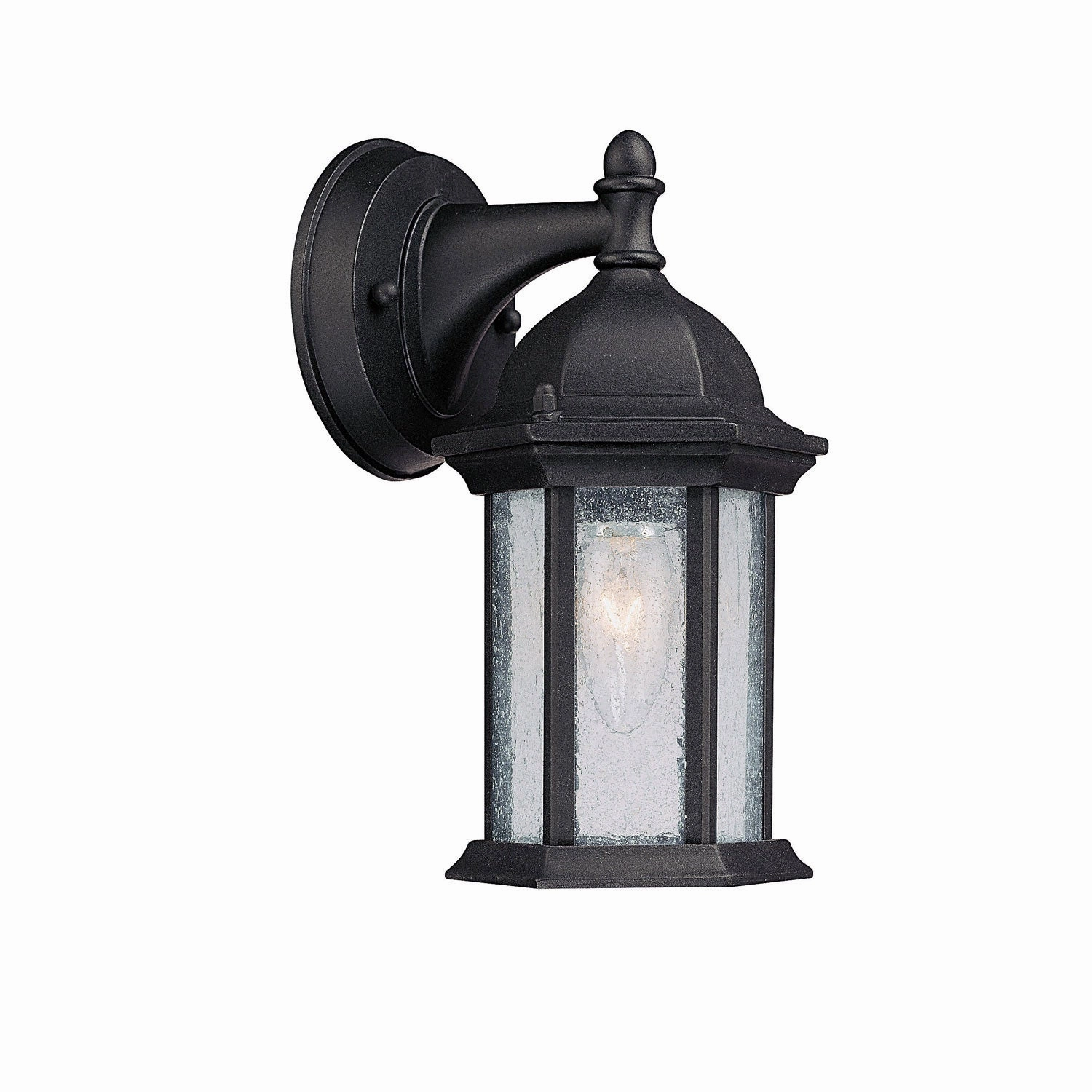 Main Street One Light Outdoor Wall Lantern BlackOutdoor wall sconces with motion sensor