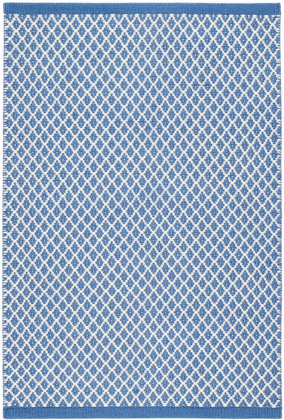 Mainsail Handwoven Indoor/Outdoor Rug - French Bluewaterproof outdoor patio rug