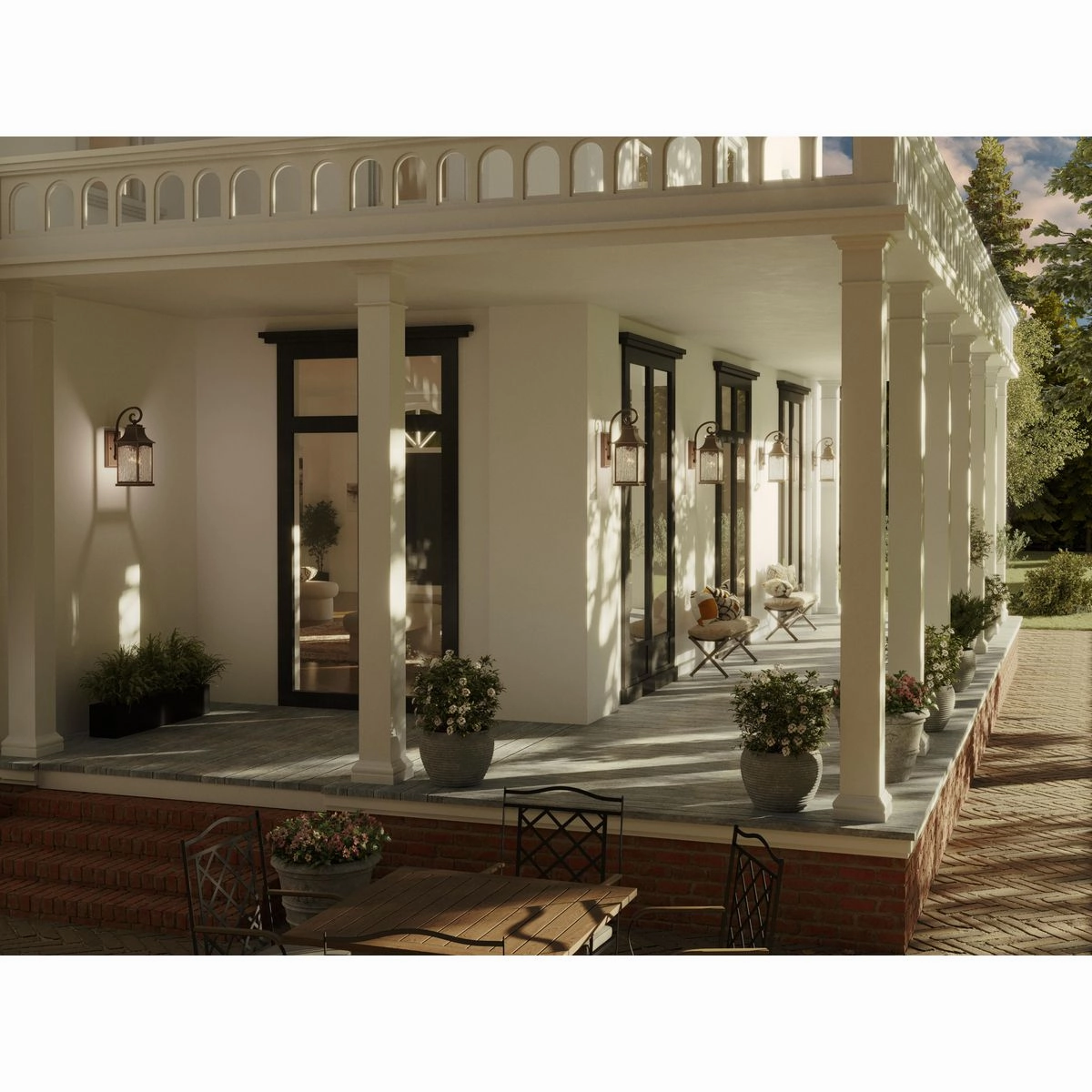 Maison Two Light Wall Lantern Oil Rubbed Bronze
