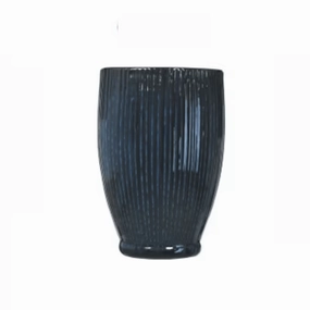 Maisy Tall Pot Dark Blue hanging garden planters for small spaces