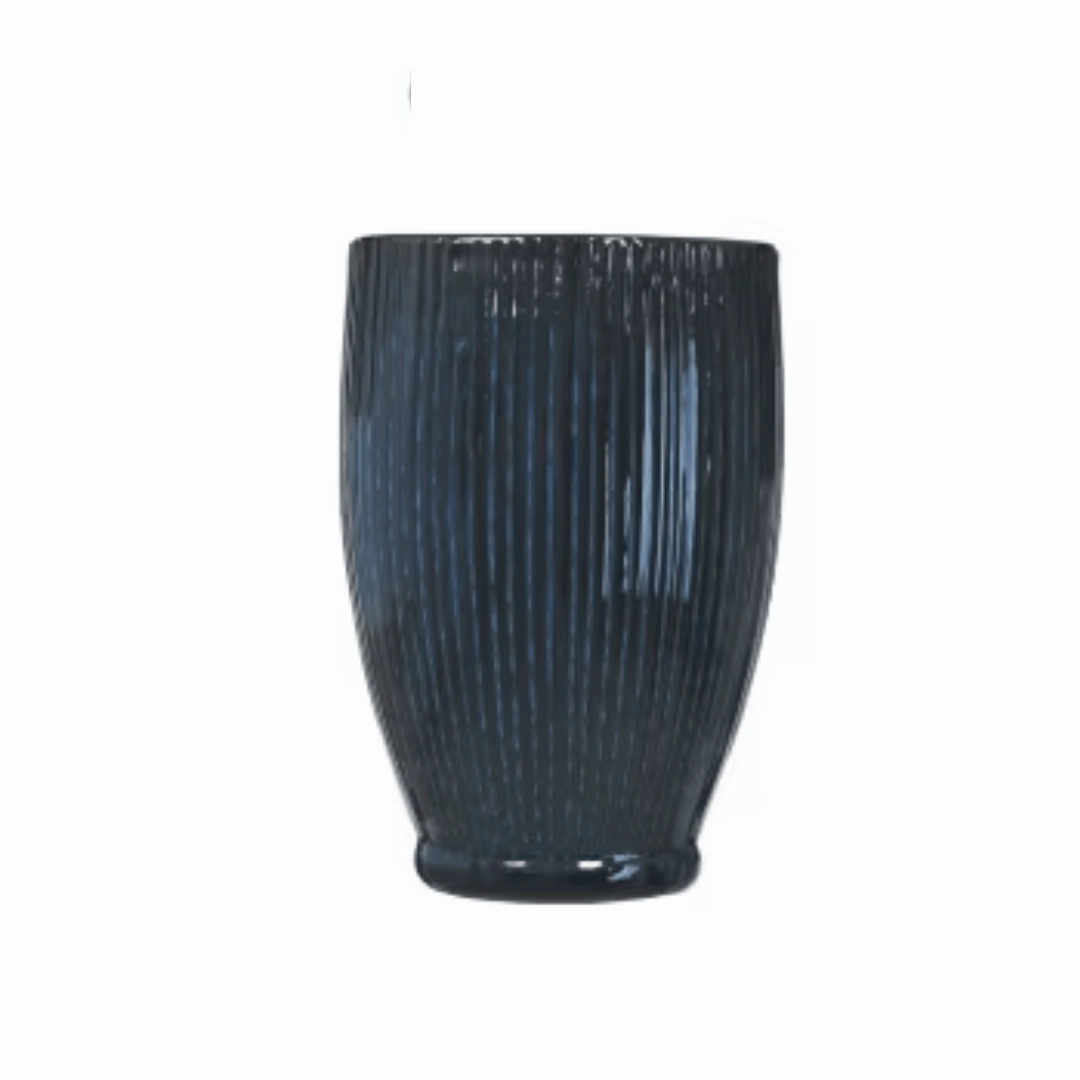 Maisy Tall Pot Dark Blue hanging garden planters for small spaces