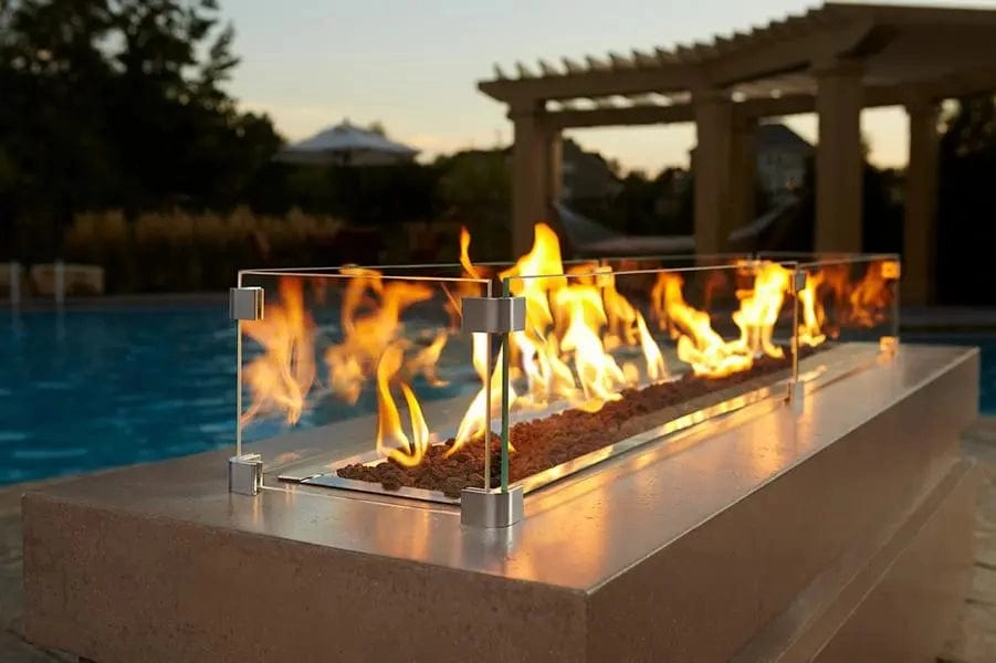Majestic Plaza Linear 24" Outdoor Fire Pit ODPLAZA-L24