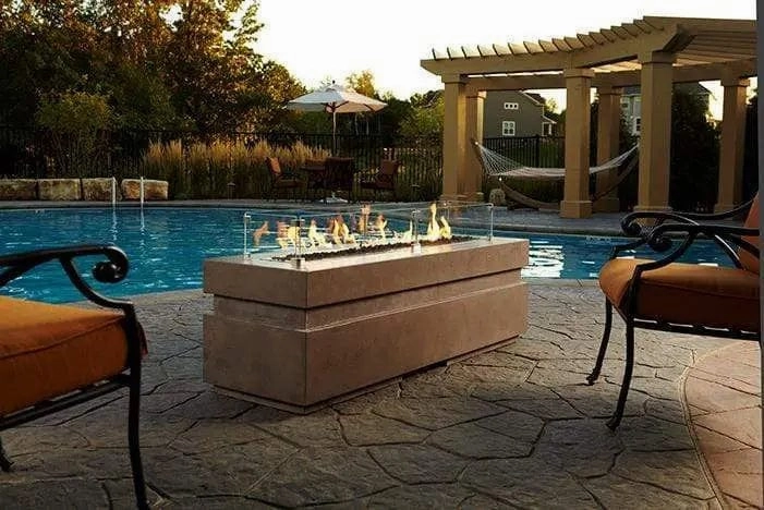 Majestic Plaza Linear 24" Outdoor Fire Pit ODPLAZA-L24