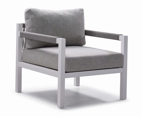 Malibu Outdoor Lounge Chair - White, Greyoutdoor patio furniture set