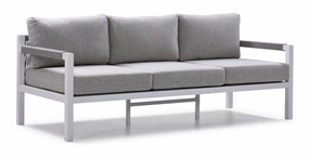 Malibu Outdoor Sofa - White, Greyoutdoor patio furniture set