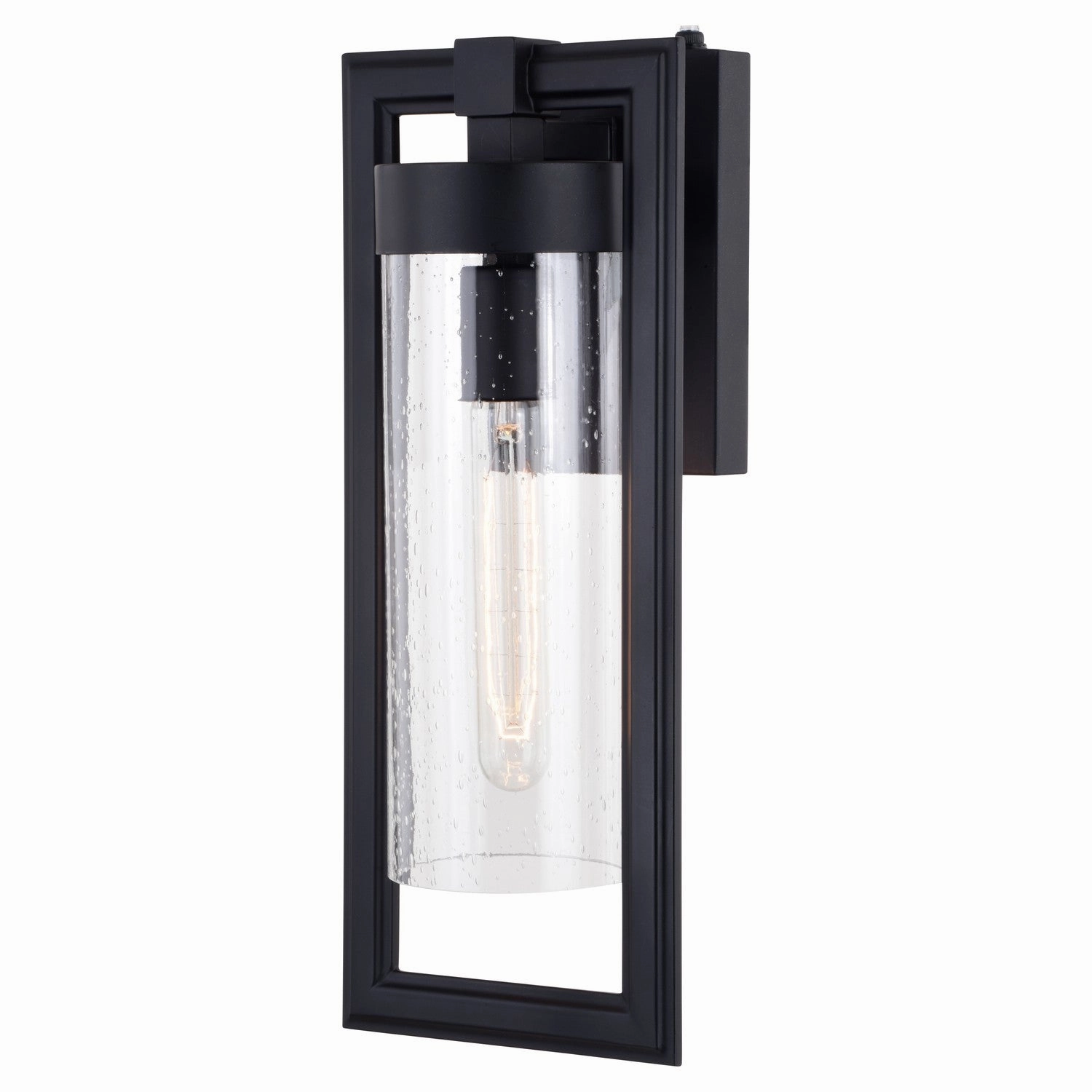 Malmo One Light Outdoor Wal Mount Matte BlackOutdoor wall sconces with motion sensor
