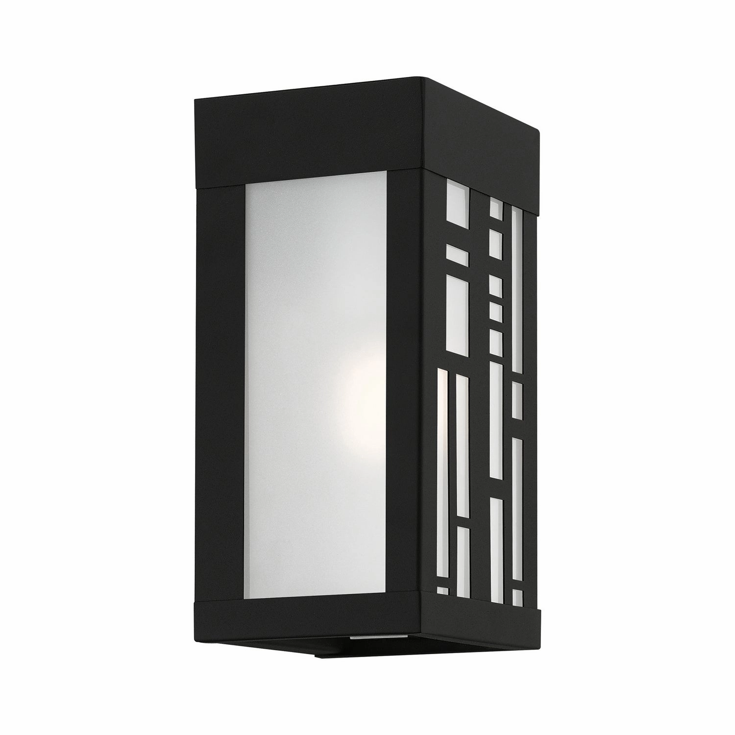 Malmo One Light Outdoor Wall Sconce Textured Black