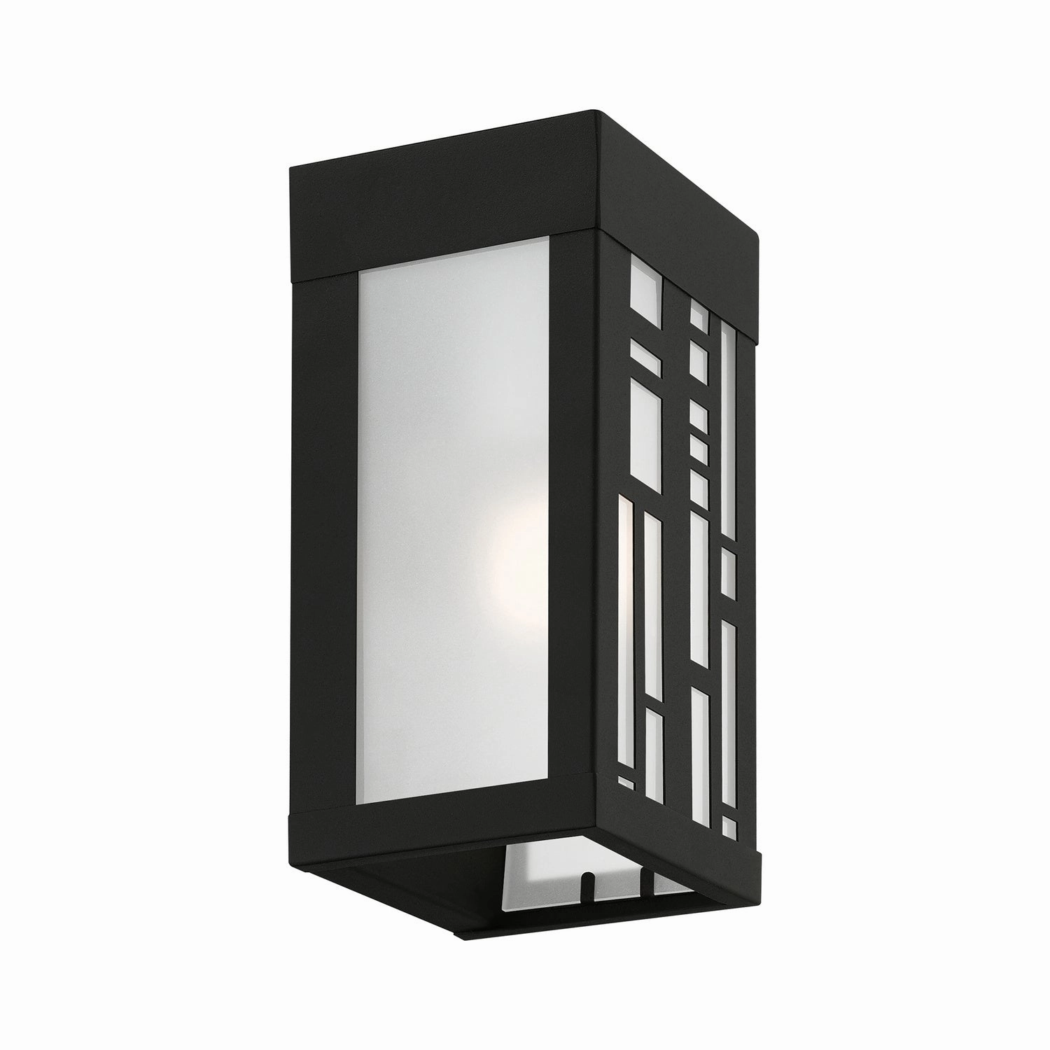 Malmo One Light Outdoor Wall Sconce Textured Black