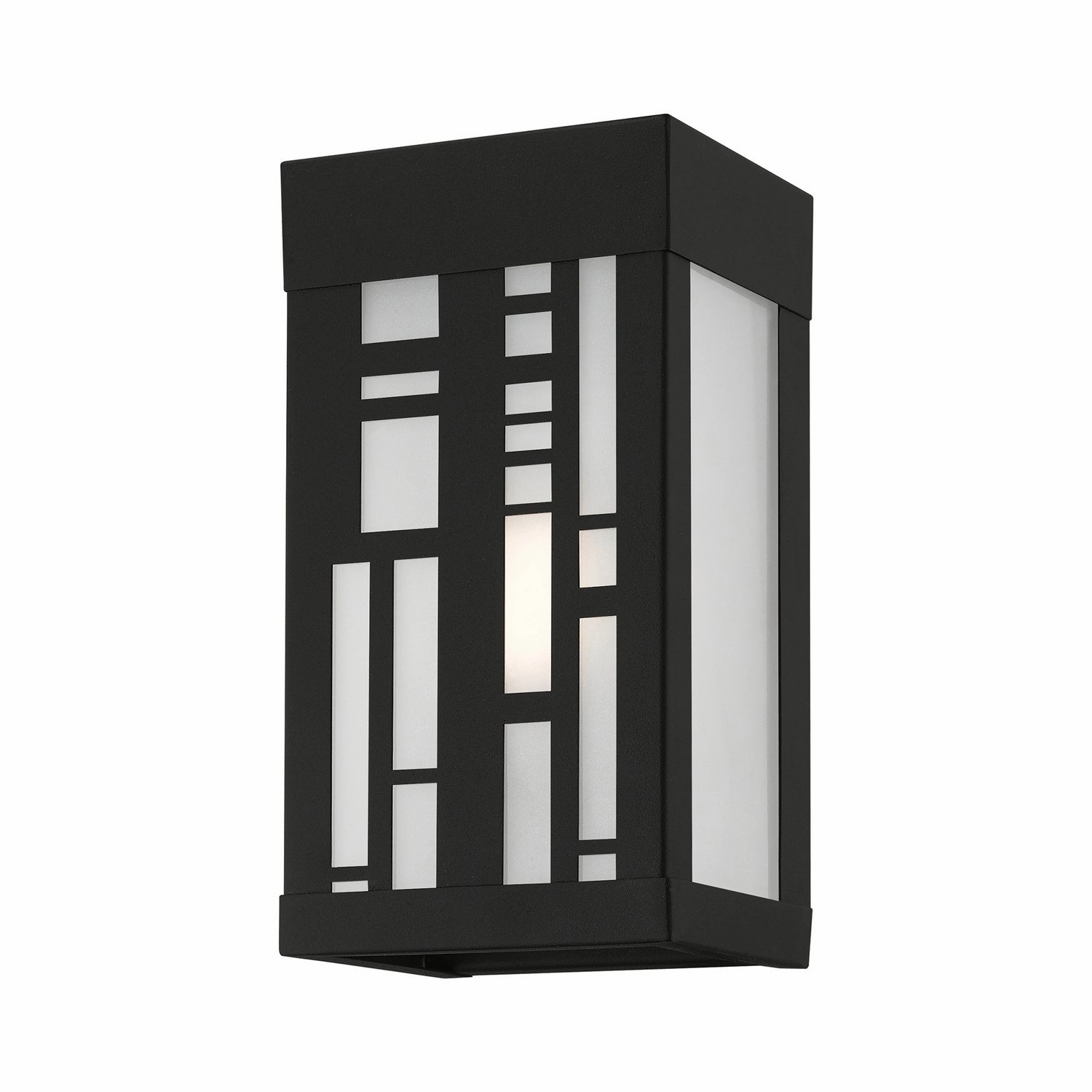Malmo One Light Outdoor Wall Sconce Textured Black