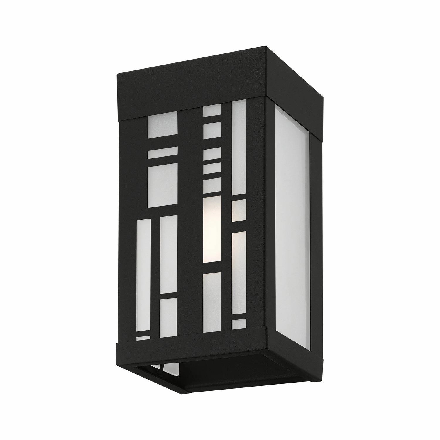 Malmo One Light Outdoor Wall Sconce Textured Black