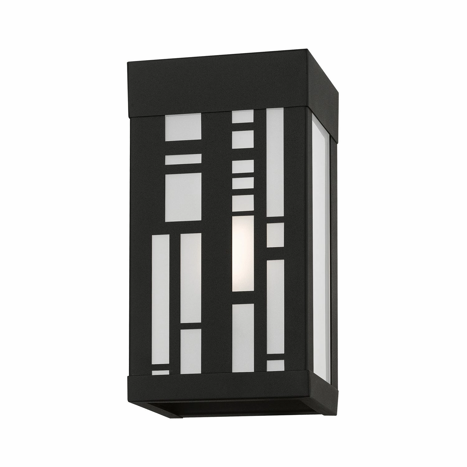 Malmo One Light Outdoor Wall Sconce Textured Black