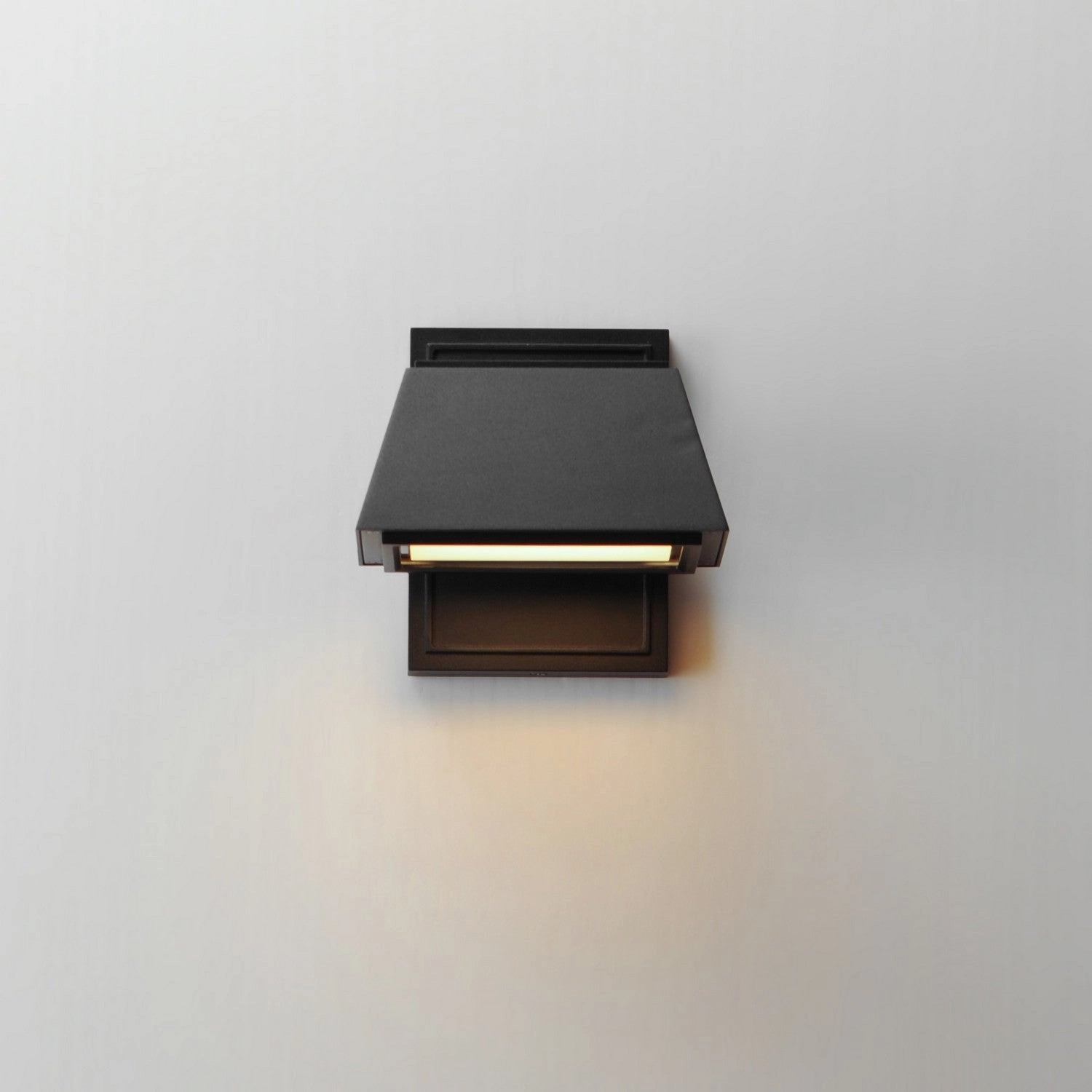 Mansard LED Outdoor Wall Sconce Black
