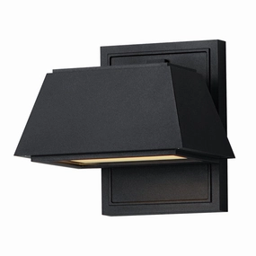 Mansard LED Outdoor Wall Sconce BlackOutdoor wall sconces with motion sensor