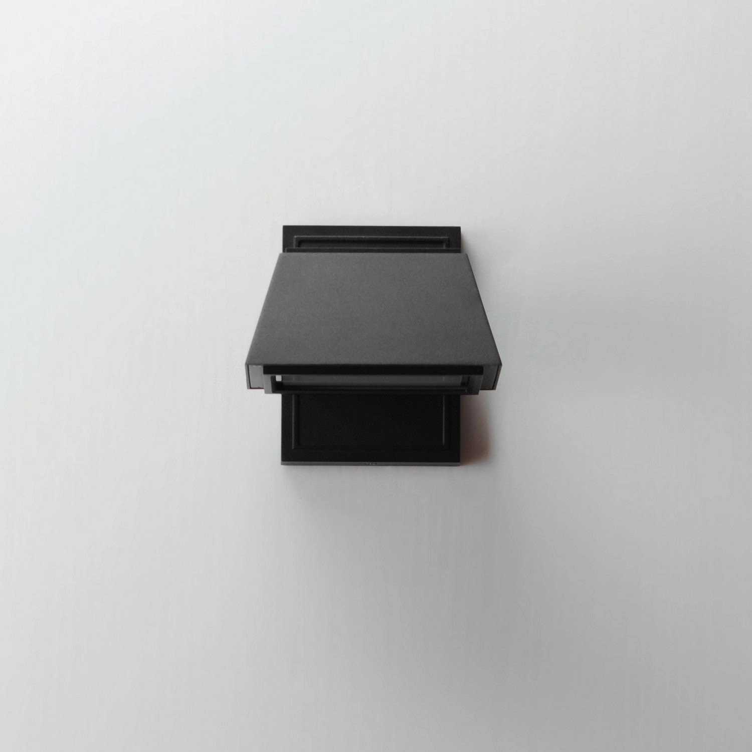 Mansard LED Outdoor Wall Sconce Black