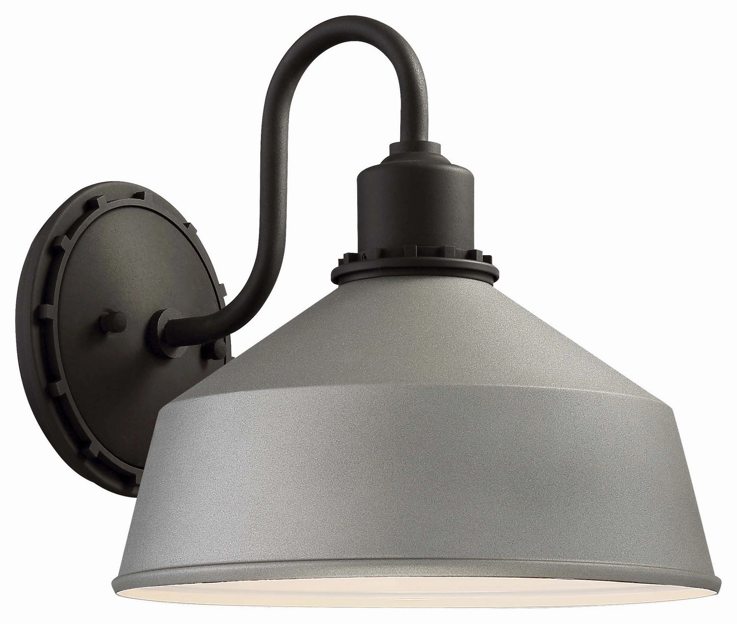 Mantiel One Light Outdoor Wall Mount Sand SilverOutdoor wall sconces with motion sensor