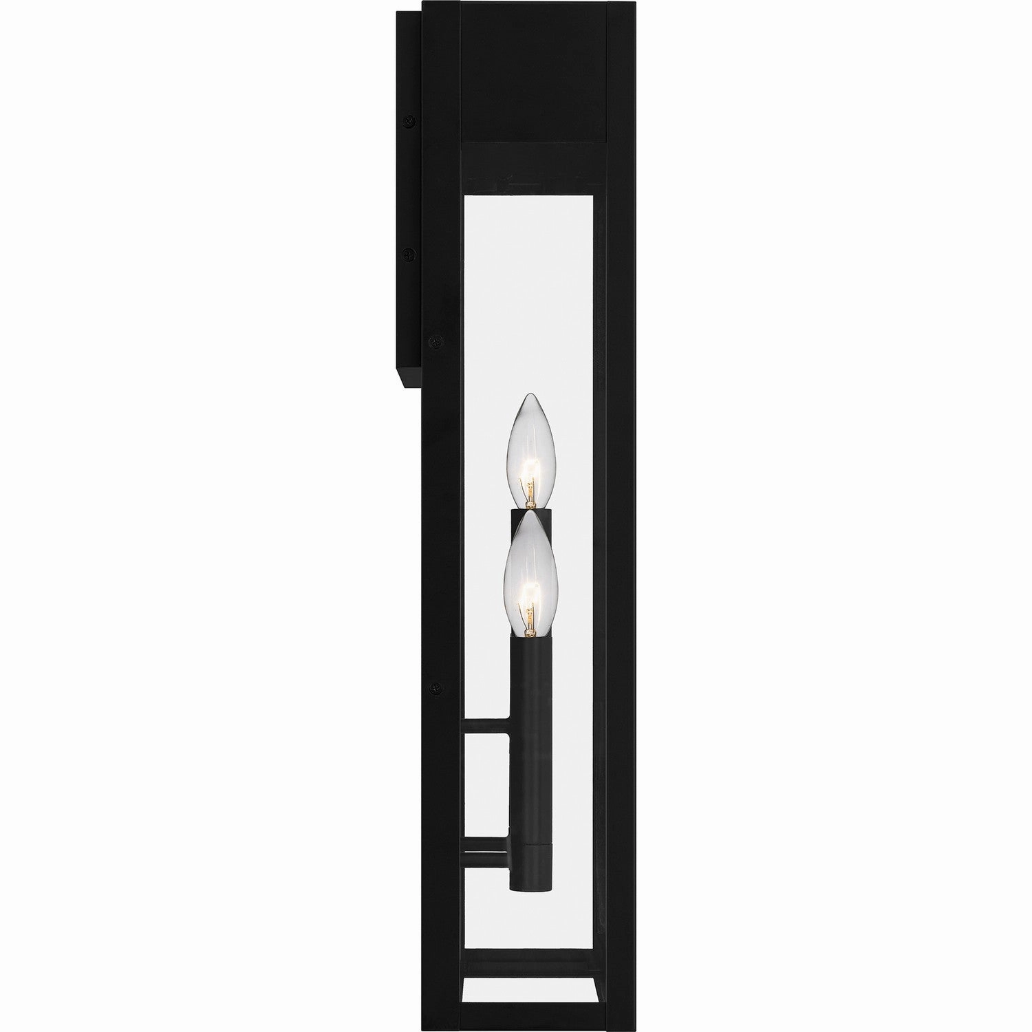 Maren Three Light Outdoor Wall Mount Matte Black