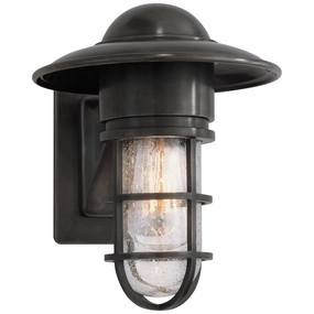 Marine2 One Light Wall Lantern BronzeOutdoor wall sconces with motion sensor