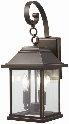 Mariner'S Pointe Three Light Outdoor Wall Mount Oil Rubbed Bronze W/ Gold HighOutdoor wall sconces with motion sensor