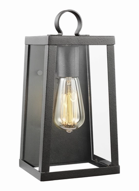 Marinus One Light Outdoor Wall Lantern BlackOutdoor wall sconces with motion sensor